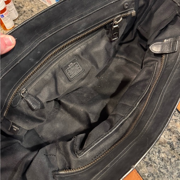 COACH Swagger 2WAY Shoulder & Crossbody Bag | Style 34420 Brown Pebbled Leather - Picture 5 of 6